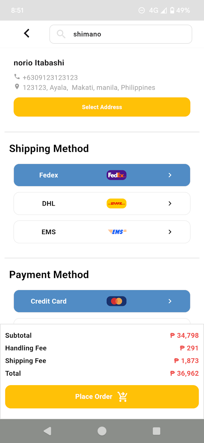 ECサイト スマートフォンアプリ開発