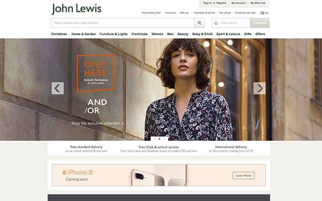 ジョンルイストップ画面