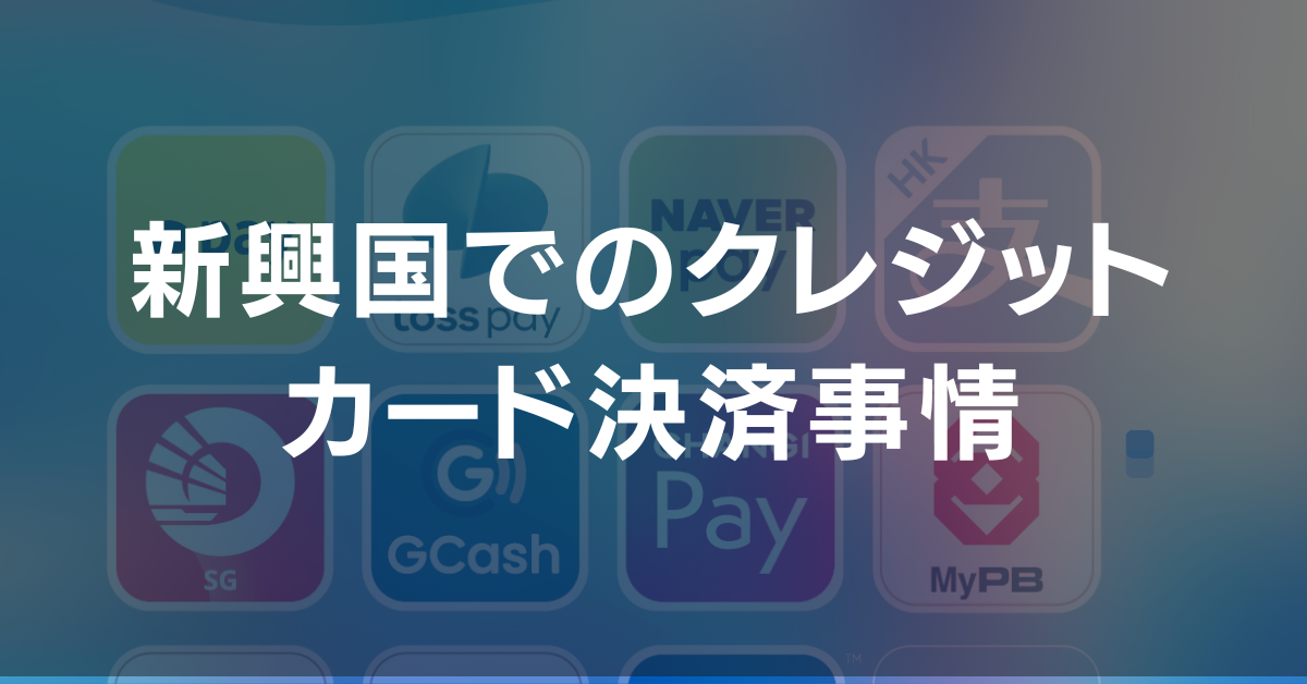 新興国におけるクレジットカード決済事情