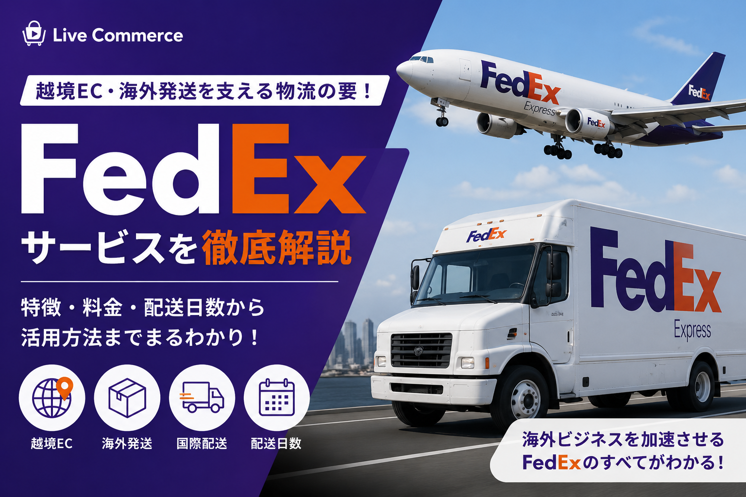FedEx の物流サービスを解説